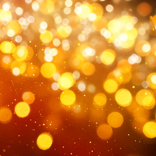 istock Christmas light background.  Holiday glowing backdrop. Defocused Background With Blinking Stars. Blurred Bokeh. 1011461998