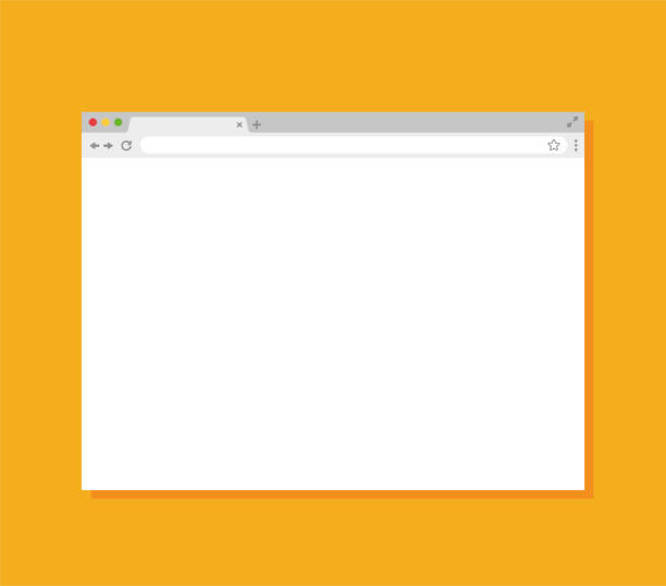 browser-fenster. flache style - lager vektor. - browser internet web page window stock-grafiken, -clipart, -cartoons und -symbole