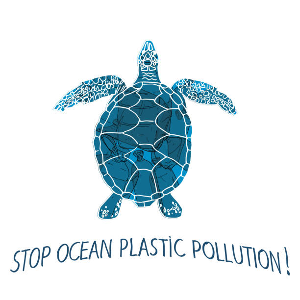 ilustrações de stock, clip art, desenhos animados e ícones de stop trashing our ocean - save oceans