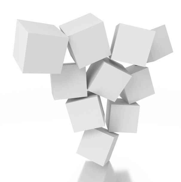 istock Unstable construction of blocks. 1011474290