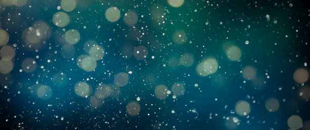 istock Christmas light background.  Holiday glowing backdrop. Defocused Background With Blinking Stars. Blurred Bokeh. 1011486772