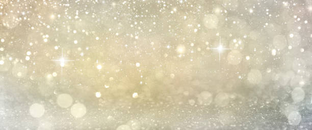 istock Christmas light background.  Holiday glowing backdrop. Defocused Background With Blinking Stars. Blurred Bokeh. 1011487044