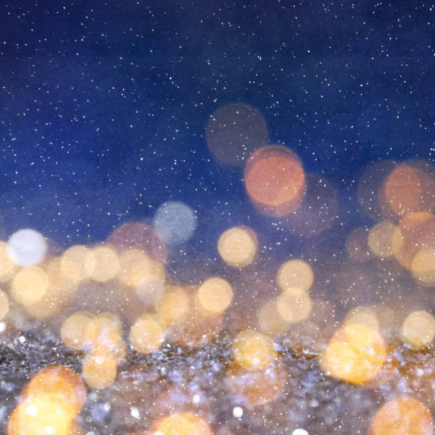 istock Blurred bokeh light background, Christmas and New Year holidays background 1011489714