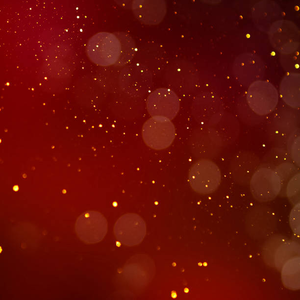istock Christmas light background.  Holiday glowing backdrop. Defocused Background With Blinking Stars. Blurred Bokeh. 1011489840