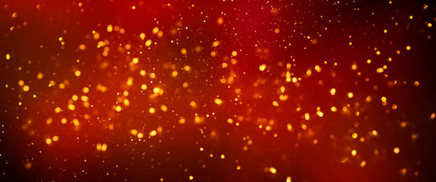 istock Christmas light background.  Holiday glowing backdrop. Defocused Background With Blinking Stars. Blurred Bokeh. 1011490074