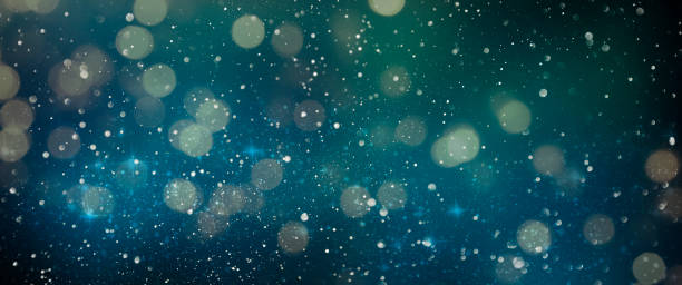 istock Christmas light background.  Holiday glowing backdrop. Defocused Background With Blinking Stars. Blurred Bokeh. 1011493538