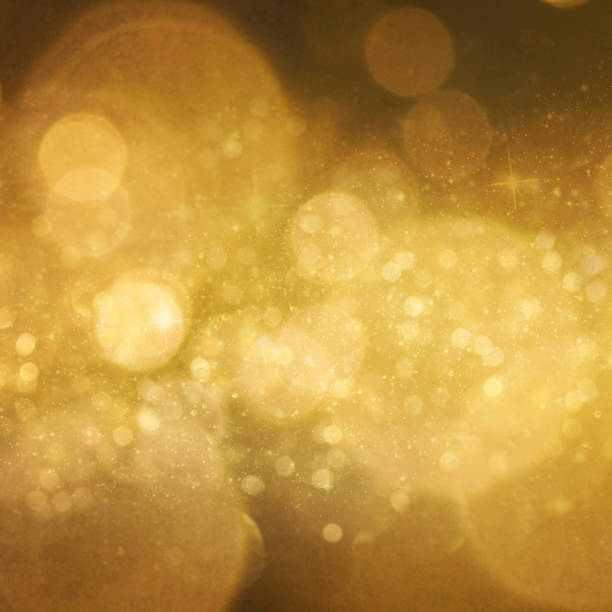 istock Christmas light background.  Holiday glowing backdrop. Defocused Background With Blinking Stars. Blurred Bokeh. 1011494080