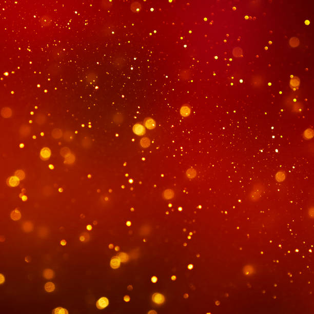 istock Christmas light background.  Holiday glowing backdrop. Defocused Background With Blinking Stars. Blurred Bokeh. 1011494202