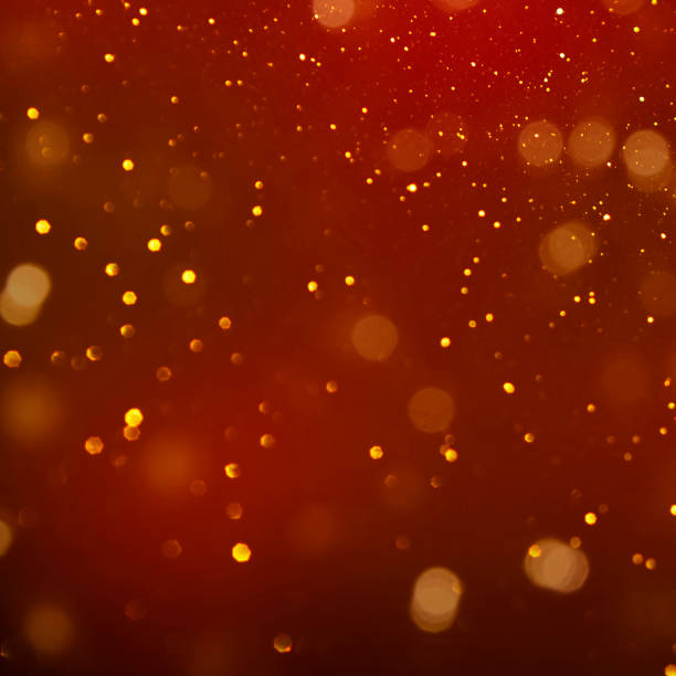 istock Christmas light background.  Holiday glowing backdrop. Defocused Background With Blinking Stars. Blurred Bokeh. 1011494246