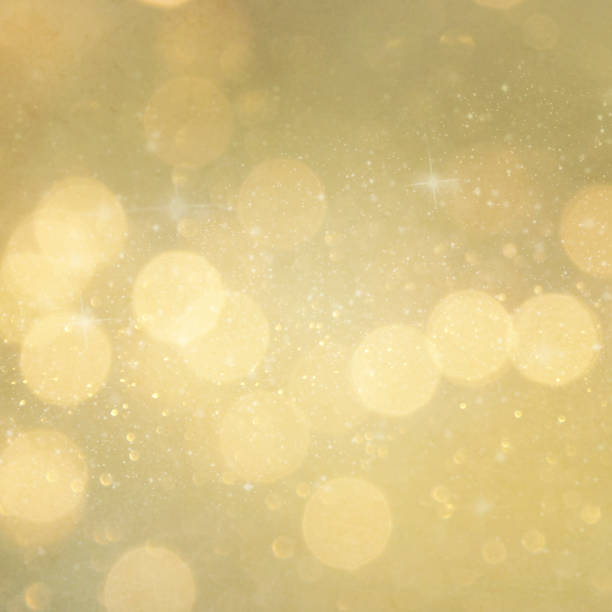 istock Christmas light background.  Holiday glowing backdrop. Defocused Background With Blinking Stars. Blurred Bokeh. 1011497460