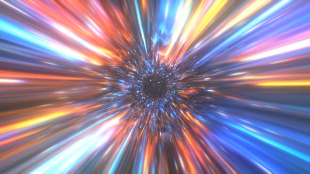 istock Abstract mysterious heaven background,paradise storm deep rays tunnel,universe soul channel 3d illustration 1011498350