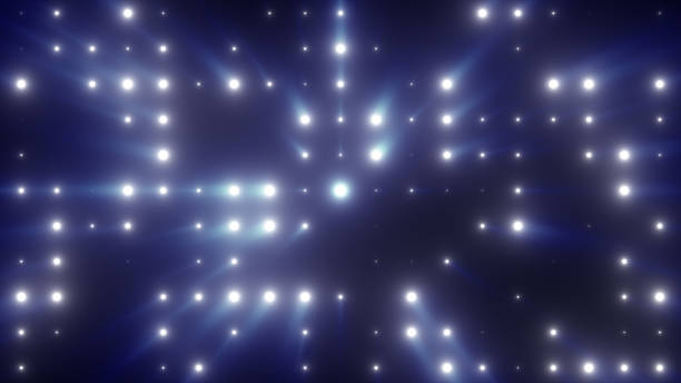 istock Bright flash of LED lights with rays of light 3d illustration 1011498436