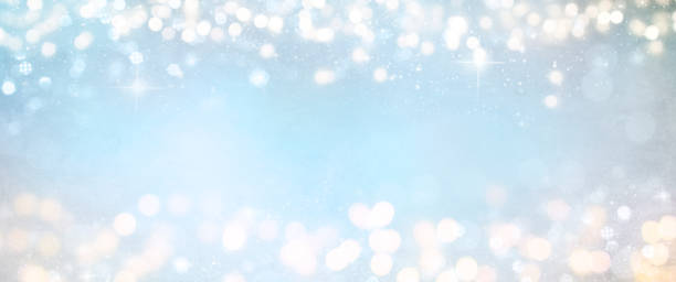 istock Christmas light background.  Holiday glowing backdrop. Defocused Background With Blinking Stars. Blurred Bokeh. 1011498824