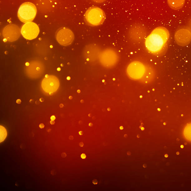 istock Christmas light background.  Holiday glowing backdrop. Defocused Background With Blinking Stars. Blurred Bokeh. 1011501360
