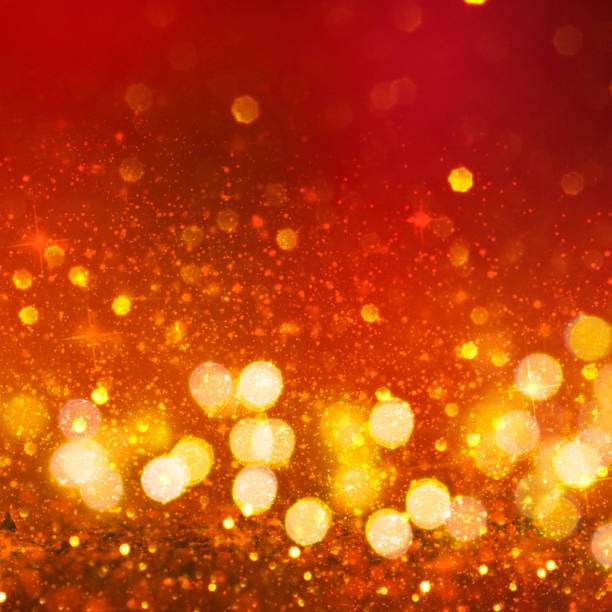 istock Christmas light background.  Holiday glowing backdrop. Defocused Background With Blinking Stars. Blurred Bokeh. 1011501606