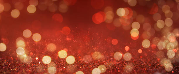 istock Christmas light background.  Holiday glowing backdrop. Defocused Background With Blinking Stars. Blurred Bokeh. 1011501824