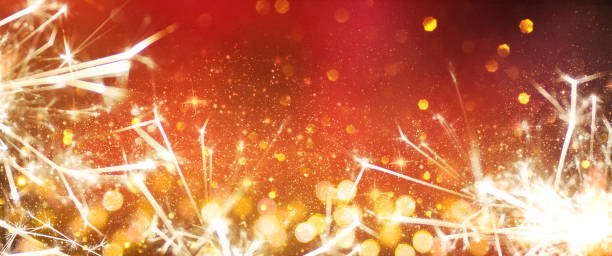 istock Christmas light background.  Holiday glowing backdrop. Defocused Background With Blinking Stars. Blurred Bokeh. 1011502294