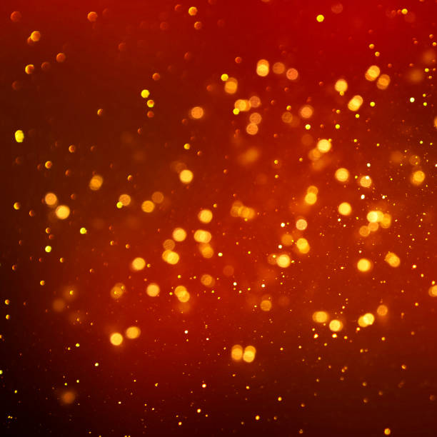 istock Christmas light background.  Holiday glowing backdrop. Defocused Background With Blinking Stars. Blurred Bokeh. 1011509278