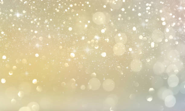 istock Christmas light background.  Holiday glowing backdrop. Defocused Background With Blinking Stars. Blurred Bokeh. 1011513538