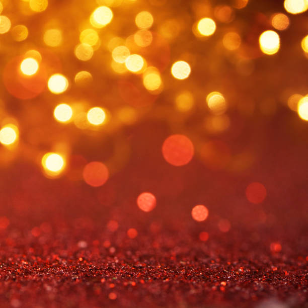 istock Christmas light background.  Holiday glowing backdrop. Defocused Background With Blinking Stars. Blurred Bokeh. 1011514350