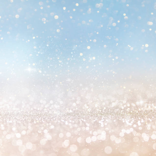istock Christmas light background.  Holiday glowing backdrop. Defocused Background With Blinking Stars. Blurred Bokeh. 1011515034