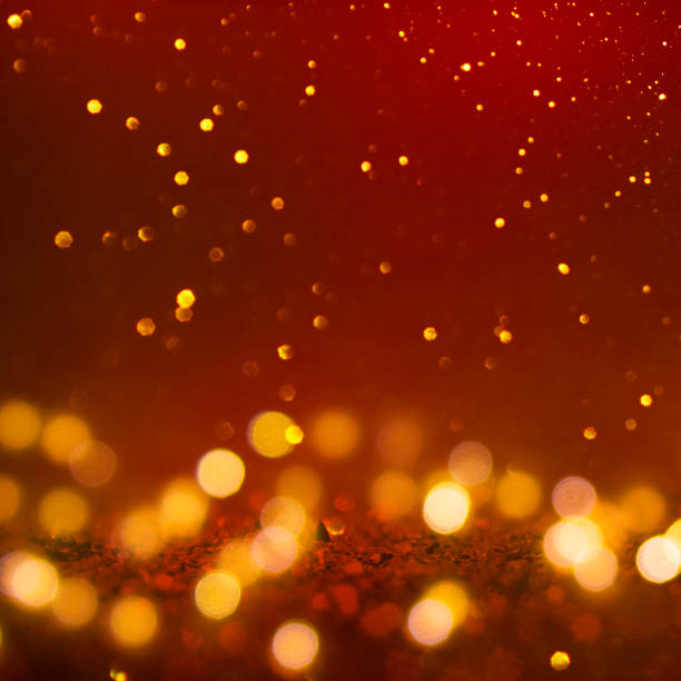 istock Christmas light background.  Holiday glowing backdrop. Defocused Background With Blinking Stars. Blurred Bokeh. 1011517440