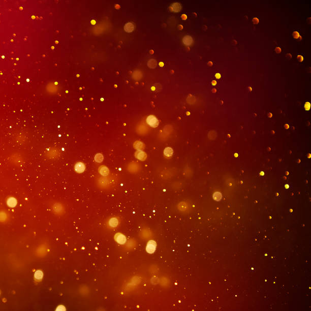 istock Christmas light background.  Holiday glowing backdrop. Defocused Background With Blinking Stars. Blurred Bokeh. 1011517478