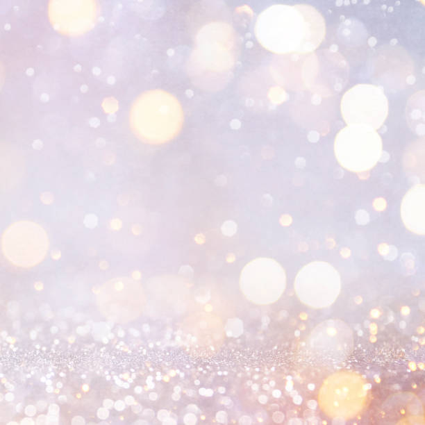istock Christmas light background.  Holiday glowing backdrop. Defocused Background With Blinking Stars. Blurred Bokeh. 1011517712