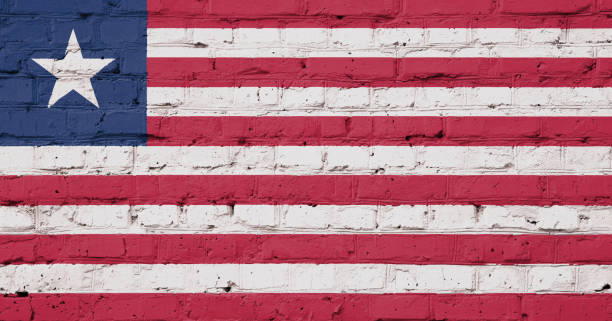 istock flag of Liberia 1011518380