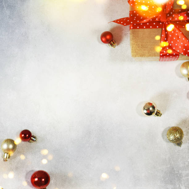 istock Holiday background with christmas ornament 1011529062