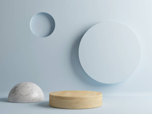 istock Wooden floor, minimal abstract scene 1011539302