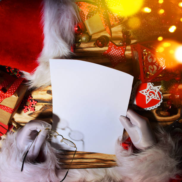 istock Christmas Holiday background with Santa Claus 1011539306