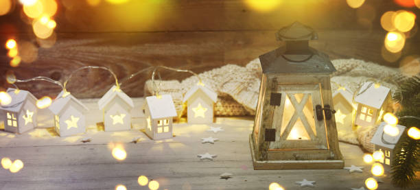 istock Christmas cozy decoration and lighting 1011539796