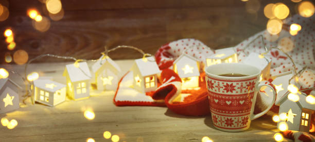 istock Christmas cozy decoration and lighting 1011547644