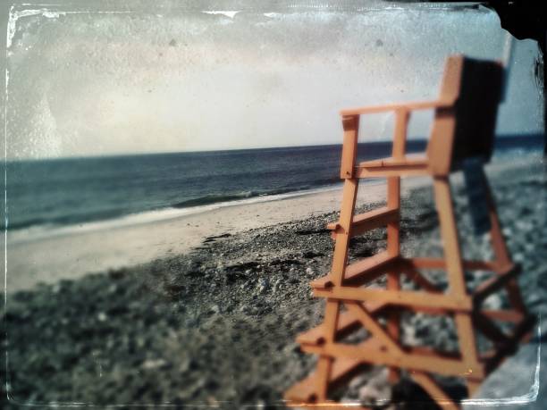 istock Lifeguard Chair on Beach 1011567670