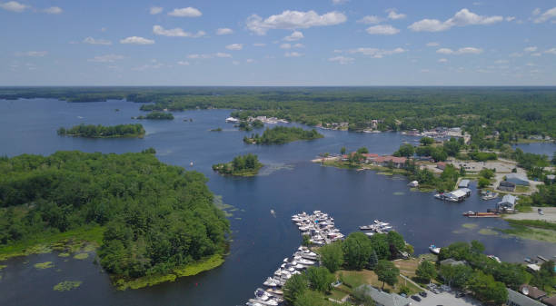 istock Aerial Nature Landscape Flying over River 1011569888