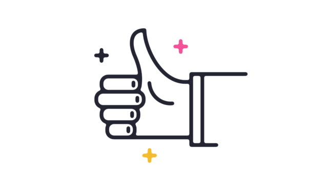 1,260 Thumbs Up Illustration Stock Videos and Royalty-Free Footage - iStock  | Thumbs up illustration vector