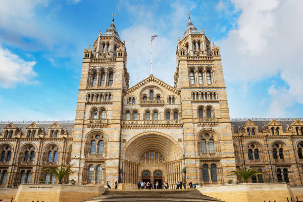The Natural History Museum in London, UK stock photo