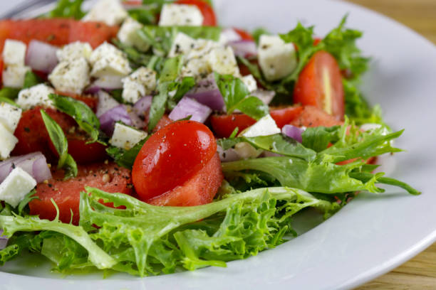 istock Watermelon, Tomato and Feta Cheese Salad 1011622082