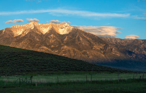 Utah landscape mountains Utah landscape mountains spanish fork utah stock pictures, royalty-free photos & images