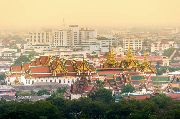 istock Grand palace (Wat Phra Kaew) at twilight in Bangkok, Thailand 1011668558