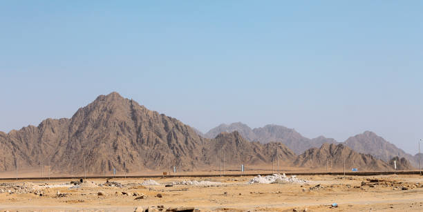 istock Egyptian Desert And Clear Sky In The Daylight 1011693718