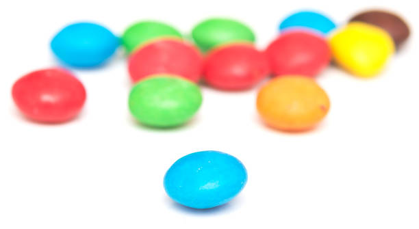 farbe candy - letter m alphabet food fruit stock-fotos und bilder