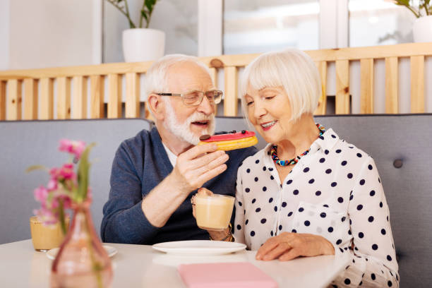 istock Galant senior man treating wife 1011708786