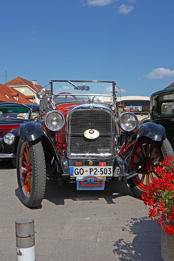 Samobor, Croatia - July 17, 2011: Dodge Brothers Roadster classic car from 1924 , ''14. Oldtimer Rally'' in Samobor, Croatia