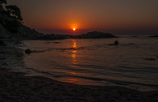 Beach with clean water