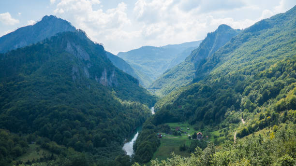 istock View on Tara river canyon cloudy day among mountains 1011728702