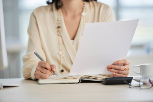 istock Business woman busy with work 1011746268