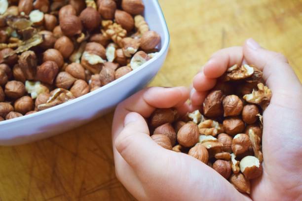 istock walnuts and healthy food 1011750302