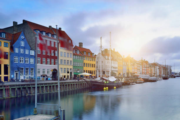 istock Copenhagen Canal Landscape in Sunset, Denmark 1011762936